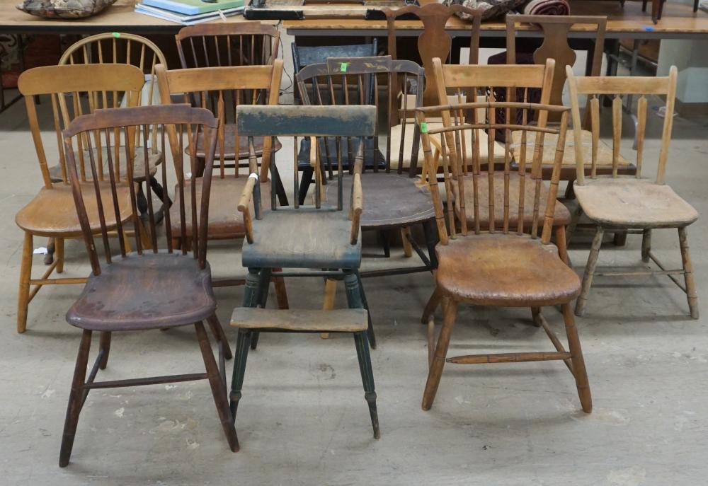 GROUP OF SIDE AND ARMCHAIRSGroup of