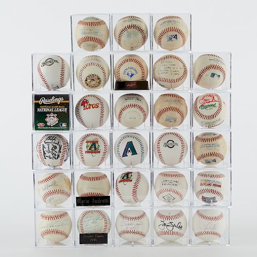 GROUP OF SIGNED BASEBALLS KALINE