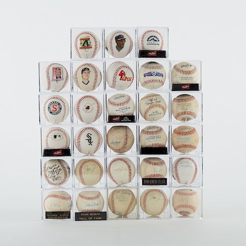 GROUP OF SIGNED BASEBALLS KOUFAX