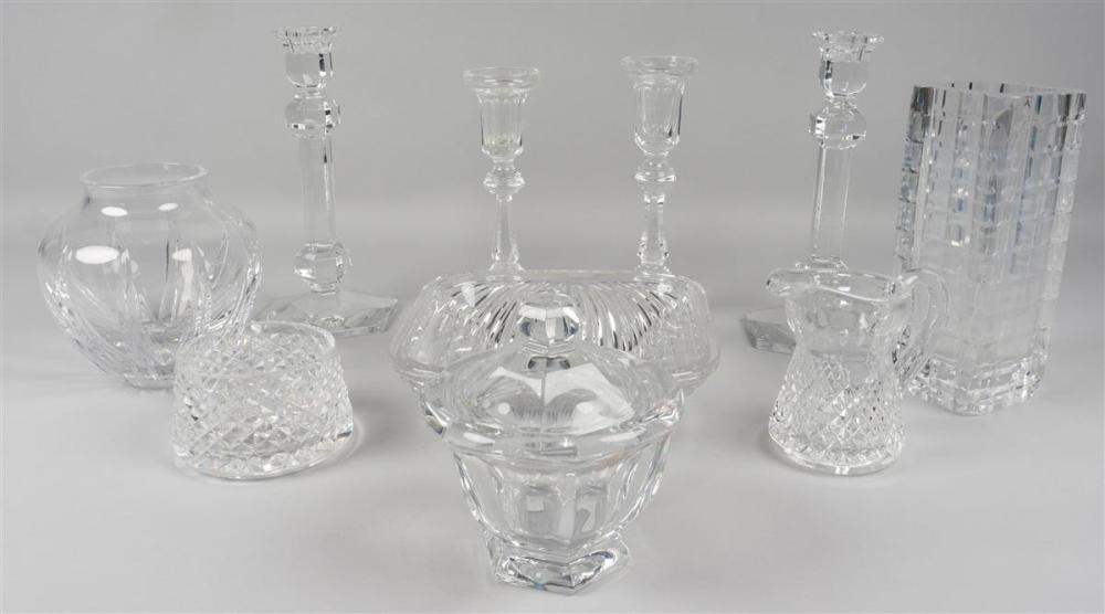 GROUP OF SIGNED CRYSTAL
