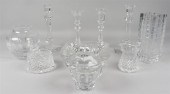 GROUP OF SIGNED CRYSTAL ITEMSG