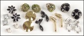 GROUP OF SIGNED EARCLIPS. Incl