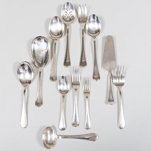 GROUP OF SILVER AND CHRISTOFLE