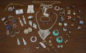 GROUP OF SILVER AND COSTUME JE