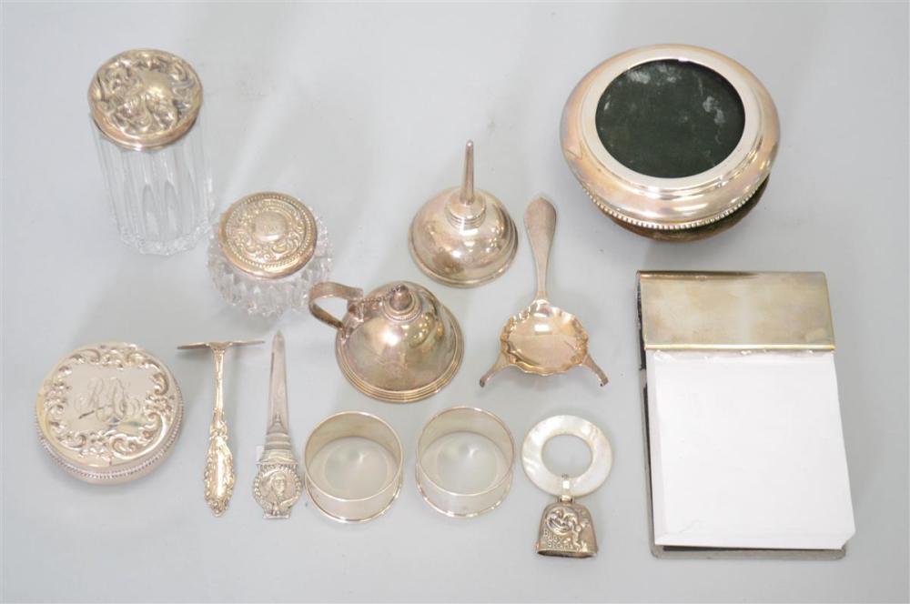 GROUP OF SILVER AND SILVER