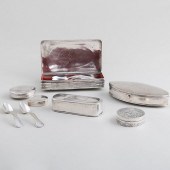 GROUP OF SILVER BOXESComprisin