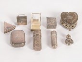 GROUP OF SILVER BOXESthe first