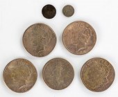 GROUP OF SILVER DOLLARS, CONTI