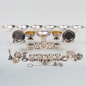 GROUP OF SILVER METAL ARTICLES