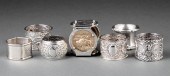 GROUP OF SILVER NAPKIN RINGSGr