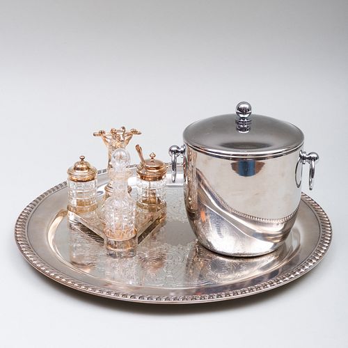 GROUP OF SILVER PLATE