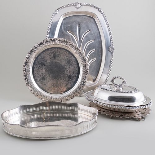GROUP OF SILVER PLATE