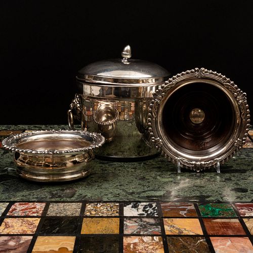 GROUP OF SILVER PLATE