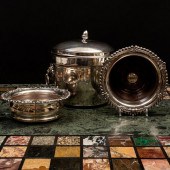 GROUP OF SILVER PLATE BARWAREC