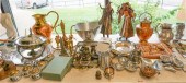 GROUP OF SILVER PLATE SERVING