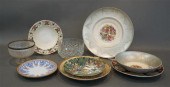 GROUP OF SILVER PLATE TRAYS, T