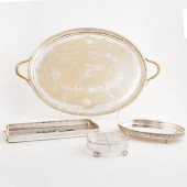 GROUP OF SILVER PLATE<br>Compr
