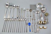 GROUP OF SILVER, PLATED AND SM