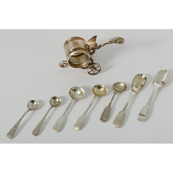 Group of Silver Plated Items Plus