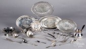 GROUP OF SILVER PLATED TABLEWA