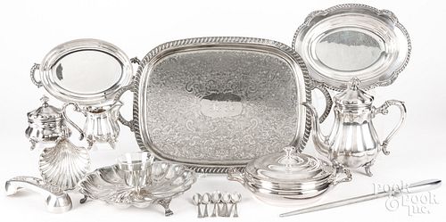 GROUP OF SILVER PLATEGroup of