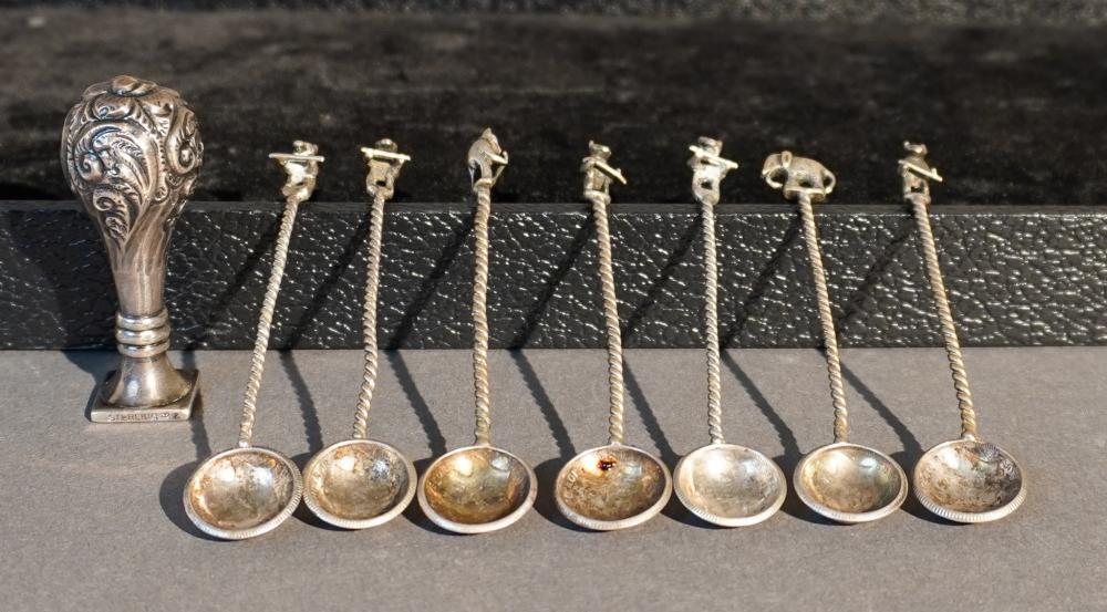 GROUP OF SILVER RUPEE SOUVENIR