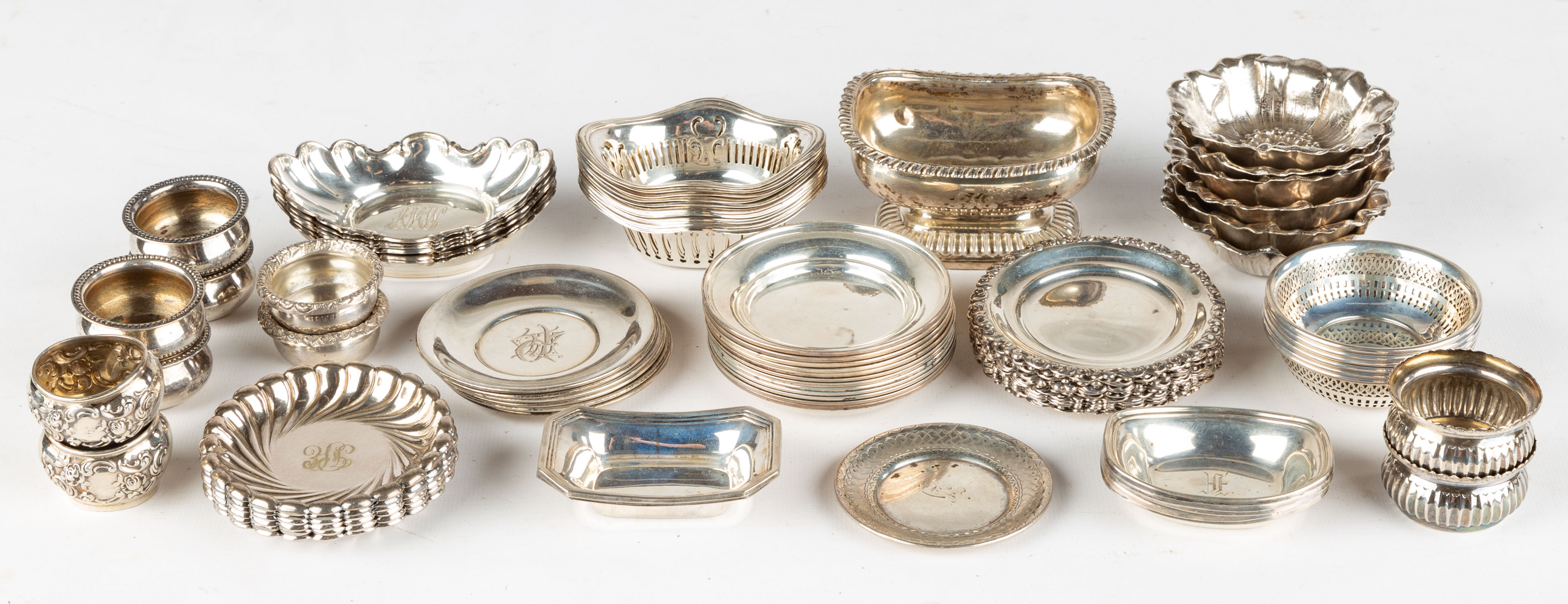 GROUP OF SILVER SALTS 52.8 troy