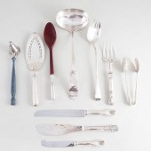 GROUP OF SILVER SERVING PIECES