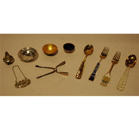 Group of Silver Table Articles 	 