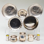 GROUP OF SILVER TABLE ARTICLES