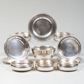 GROUP OF SILVER TABLE ARTICLES