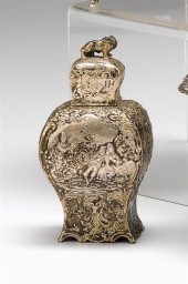 Group of silver table items