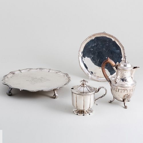 GROUP OF SILVER TABLE