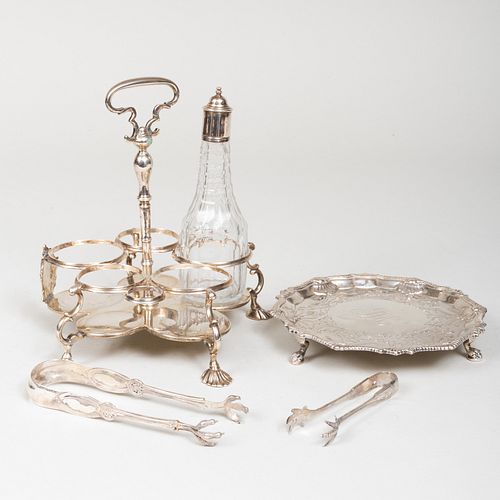GROUP OF SILVER TABLE