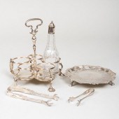 GROUP OF SILVER TABLE WARESVar