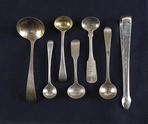 Group of silver tableware to