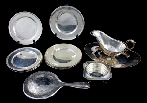 GROUP OF SILVER TABLEWARES