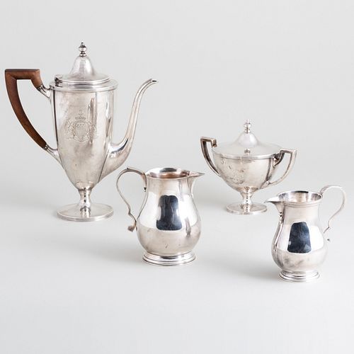 GROUP OF SILVER TEA AND COFFEE