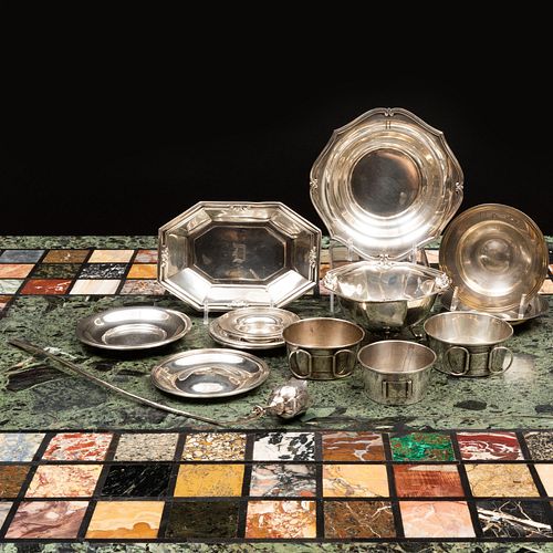 GROUP OF SILVER VIDE