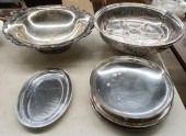 GROUP OF SILVERPLATE BOWLS AND