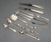 GROUP OF SILVERPLATE FLAT TABL