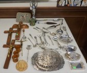 GROUP OF SILVERPLATE FLATWARE,