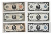 GROUP OF SIX 1914 FEDERAL RESE