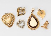 GROUP OF SIX ASSORTED 14 KARAT