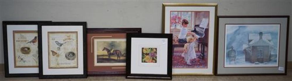 GROUP OF SIX ASSORTED COLOR