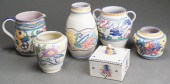 GROUP OF SIX ASSORTED POOLE PO