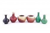 GROUP OF SIX CHINESE SMALL POR