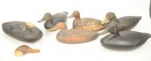 GROUP OF SIX DUCK DECOYS TO IN
