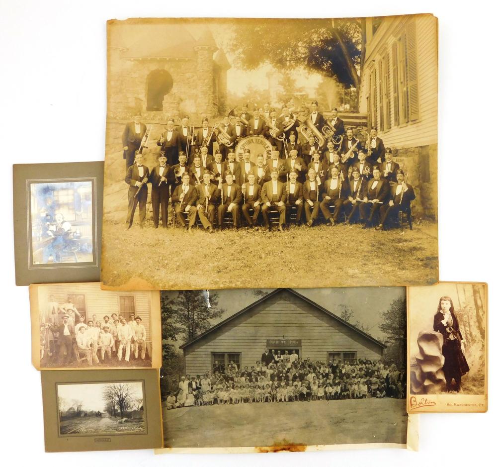 GROUP OF SIX EARLY PHOTOGRAPHS,