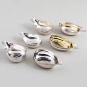 GROUP OF SIX ENGLISH SILVER PA